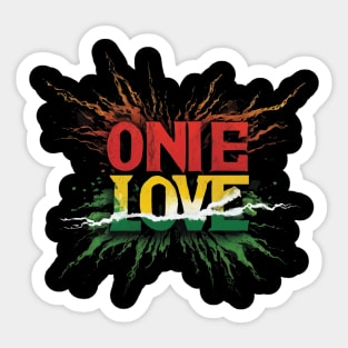 One Love Sticker